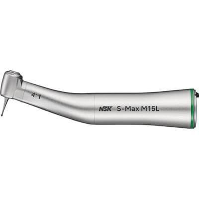 NSK S-Max M 4:1 Reducing Electric Handpiece, Contra Angle, Push-Button Autochuck, Single Spray, Cellular Glass Optic, M15L thumbnail 2