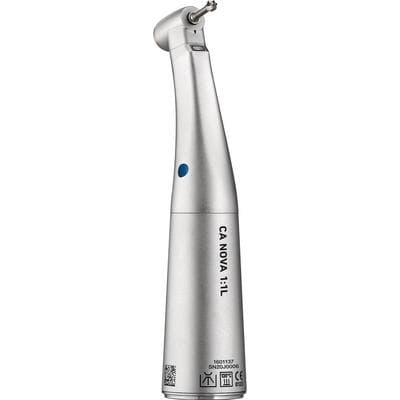 CA Nova 1:1L Low Speed Electric Contra Angle Handpiece, Push-Button Autochuck, with Light, Single Spray, Classic E-Type thumbnail 3