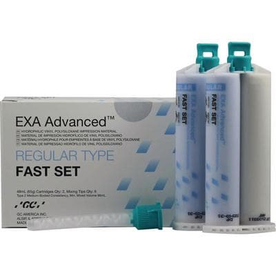 GC America EXA Advanced VPS Regular Body Fast-Set Impression Material, 48 mL Cartridges, 2/Pk, 137111 thumbnail 12