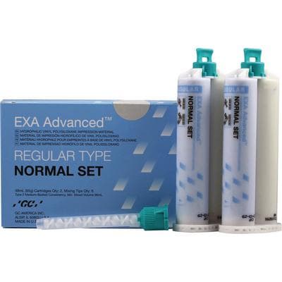 GC America EXA Advanced VPS Regular Body Normal-Set Impression Material, 48 mL Cartridges, 2/Pk, 137117 thumbnail 12