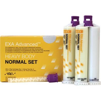 EXA Advanced VPS Heavy Body Normal Set Impression Material Value Pack, 8 x 48 mL Cartridges with 24 Mixing Tips, 138116 thumbnail 13