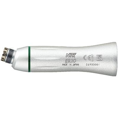 NSK EX Series Contra Angle Air Shank Manual Chuck, No Spray, E-Type, Green, ER64M - Ex Series – Contra Angle, Air Shank, Manual, No Spray - ER64M - Image 1