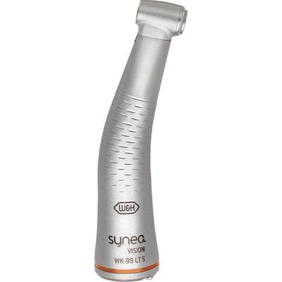 W&H Synea Vision WK-99 LT S Contra-Angle Handpiece, 1:5 Speed Increasing, Push-Button Autochuck, with Light, Penta Spray, ISO 3964 thumbnail 2