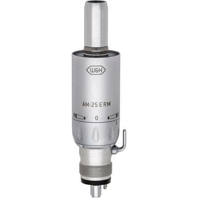 W&H AM-25 E RM Low Speed Air Motor, 4-Hole Connection, No Light, External Spray, 25,000 RPM thumbnail 3
