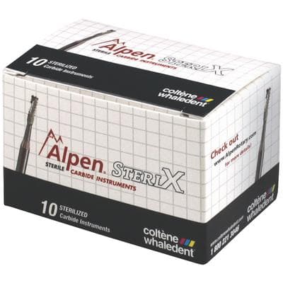 Alpen SteriX Sterile Carbide Bur, FG Inverted Cone #35, 1.0 mm Diameter, 50/Pack thumbnail 2
