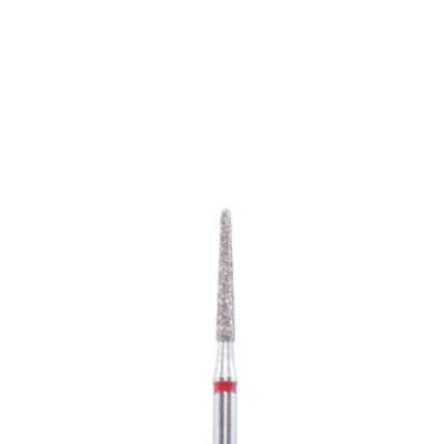 BluWhite Diamond™ Bur FG #725F, Fine Grit, Round End Taper, Red Ring, 1.4 mm Diameter, 6.2 mm Length, 5/Pkg thumbnail 3