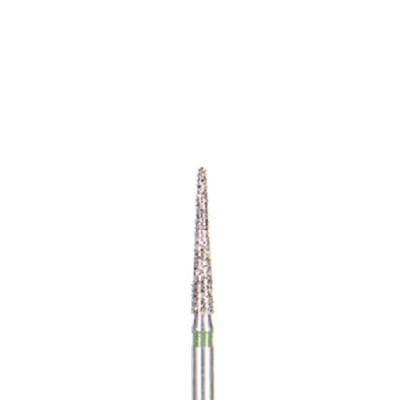 Kerr BluWhite Diamond Bur, FG, Coarse, Round End Taper, Cone, Green Ring, #775C, 1.6 mm Diameter, 7.8 mm Length, 5/Pkg thumbnail 3