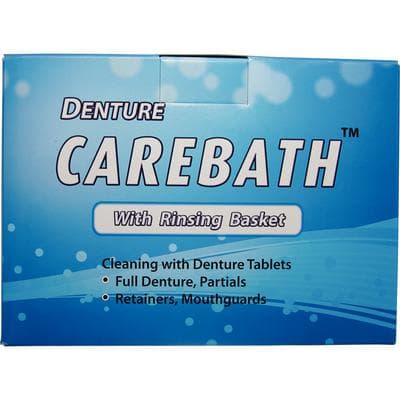 Plasdent Denture Care Bath with Rinsing Basket, Friendly Frog, Green, 12/Pkg thumbnail 4