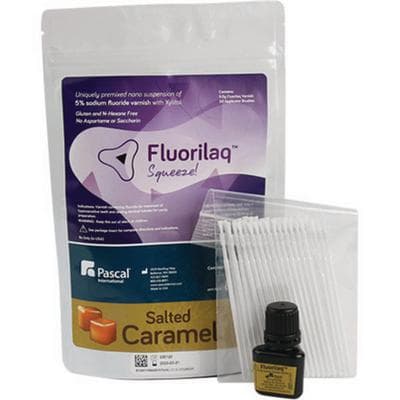 Fluorilaq Squeeze 5% Sodium Fluoride Varnish, Salted Caramel, 9.5 mL Bottle, 10-425 thumbnail 9