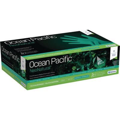 Ocean Pacific® NeoNatural™ Polychloroprene Exam Gloves, Powder Free, Latex Free, Non-Sterile, Large, Emerald Green, 100/Box, 1228-D thumbnail 12