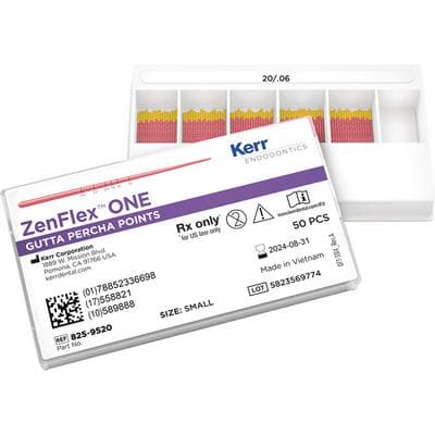 Kerr Dental ZenFlex ONE Gutta Percha Points, Small (20/.06), Yellow, 50/Pk, 825-9520 thumbnail 8