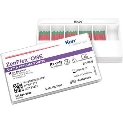 ZenFlex ONE Gutta Percha Points, Medium (35/.06), Green, 50/Pk, 825-9535 thumbnail 8