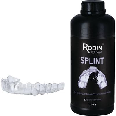 Rodin Clear Bite Splint 3D Resin, 1 kg Bottle, 1/Pk, 3DR-SPLINTF thumbnail 4