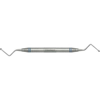 Nordent Surgical Curette Miller #11 (Medium) Double-Ended, 3.5mm Wide Spoons, 22mm Reach, DuraLite ColorRings Handle, Stainless Steel thumbnail 4