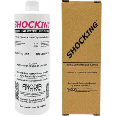 Shocking® Dental Unit Waterline Cleaner, 32 oz Bottle, Chlorhexidine Gluconate 0.12%, Ready-To-Use Liquid thumbnail 3