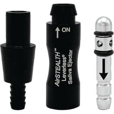 AirSTEALTH™ Leverless Saliva Ejector, Black, 1/Each thumbnail 4