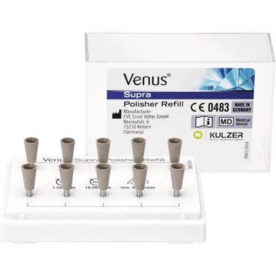 Venus® Supra High-Gloss Polisher Refill, Cup Shape, 10/Pkg, 66093894 thumbnail 4