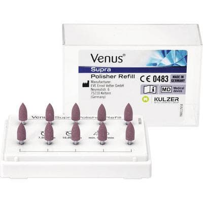 Venus® Supra Pre-Polisher Refill, Large Flame, Pink, 10/Pk thumbnail 5