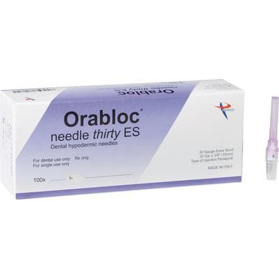 Orabloc Plastic Hub Dental Needles, 30G X-Short (0.30mm x 10mm), Violet, 100/Box, 103003012 thumbnail 5