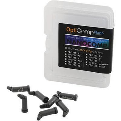OptiComp Universal Nanohybrid Composite, Shade B1, Unit Dose Compules, 0.2g, 20/Pkg thumbnail 5