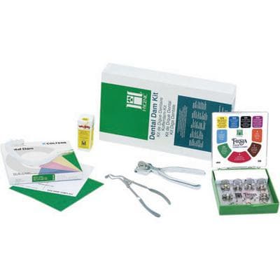 Coltene Hygenic Fiesta Winged Complete Kit, Rubber Dam Starter Kit with Color-Coded Clamps, H02778 thumbnail 8