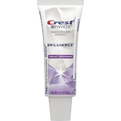 Crest 3D White Brilliance Toothpaste, Vibrant Peppermint, 0.85 oz Tube, 72/Case, 80717080 thumbnail 10