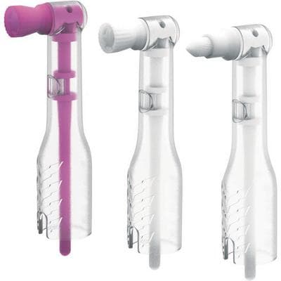 Oscillating AntiSplatr™ Mini Disposable Prophy Angle, Tapered Brush Cup, Latex-Free, 100/Box, ASMB-100 thumbnail 10