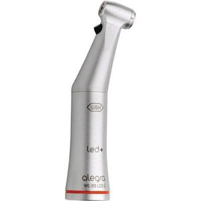 W&H WE-99 Alegra 1:4.5 Air Handpiece, Contra Angle, Push-Button Autochuck, LED+, Triple Spray, 1.6mm FG Bur - WE-99 Alegra 1:4.5 Air Handpiece – Contra Angle, Push-Button Autochuck, LED+, Triple Spray - WE-99 T Alegra 1:4.5 Air Handpiece – Contra Angle, Push-Button Autochuck, LED+, Triple Spray - Image 1