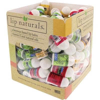 Lip Naturals Herbal Lip Balm, Assorted Flavors, 0.10 oz Each, 100/Pkg - Lip Naturals Herbal Lip Balm – 0.10 oz, 100/Pkg - Lip Naturals Herbal Lip Balm – 0.10 oz, 100/Pkg - Image 1