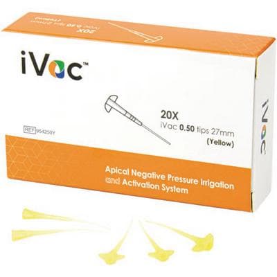 Pac-Dent iVac Apical Negative Pressure Irrigation System Refill Tips, 0.50 mm, 27 mm, Yellow, 20/Pkg, 954250Y thumbnail 9