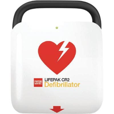 Physio-Control LIFEPAK CR2 Semi-Automatic AED Defibrillator with LIFELINKcentral, Wi-Fi, English, Includes 4-Year Electrodes, Battery, Carry Case, USB Cable, LPCR2 thumbnail 4