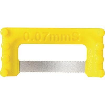 ContacEZ® Yellow IPR Starter Strip, Single-Sided, Extra-Fine Diamond, Serrated, 0.07mm, 8/Pack, 32108 thumbnail 11