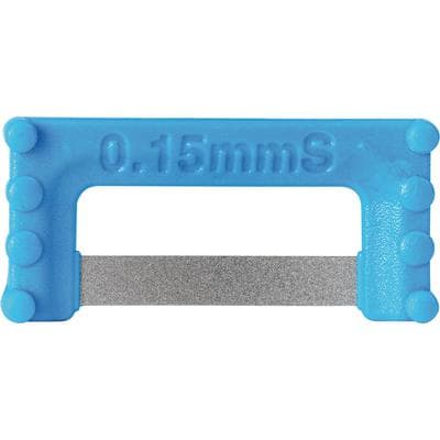 ContacEZ IPR Plus Single-Sided Opener Strip, 0.15mm, Medium-Coarse, Cyan, 8/Pack thumbnail 10