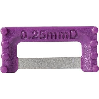 ContacEZ IPR Plus 0.25mm Double-Sided Widener Strip, Coarse Grit, Purple, 8/Pack thumbnail 10