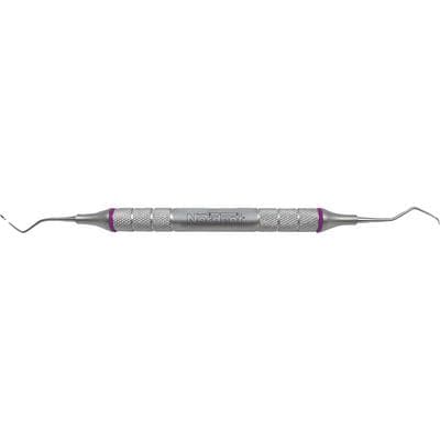 OnPoint™ Universal Curette, Barnhart #5-6, Double End, Stainless Steel, Purple Handle, #6, Each thumbnail 4