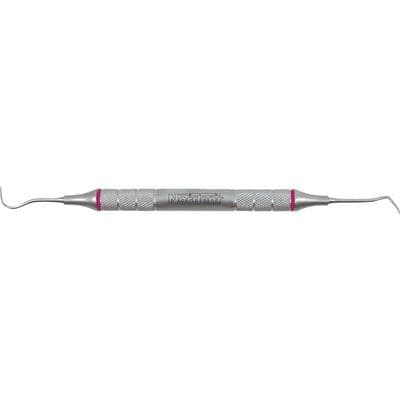 Nordent OnPoint Anterior Scaler, Double-Ended Sickle #N5 / Contra-Angle Spoon #1, Stainless Steel, Fuchsia, 1/Pkg thumbnail 11