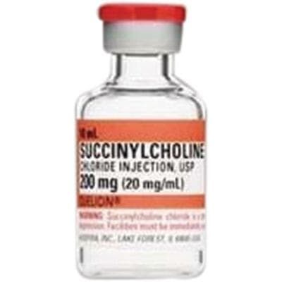 Succinylcholine Chloride Injection, USP 20 mg/10 mL (200 mg/10 mL), Multiuse Vial, NDC 71872-7241-01 - Image 1