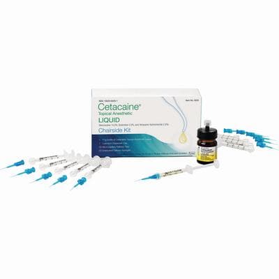 Cetacaine Topical Anesthetic Liquid Chairside Kit, 11g Bottle with 20 Delivery Syringes and 20 Microcapillary Tips, Banana Flavor, 0225 thumbnail 10
