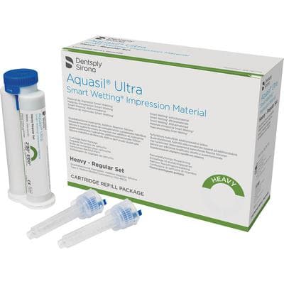 Aquasil Ultra Smart Wetting Impression Material, Heavy Body, Regular Set, Light Green, Mint, 50 ml Cartridges, 4/Pk, 678775 thumbnail 15