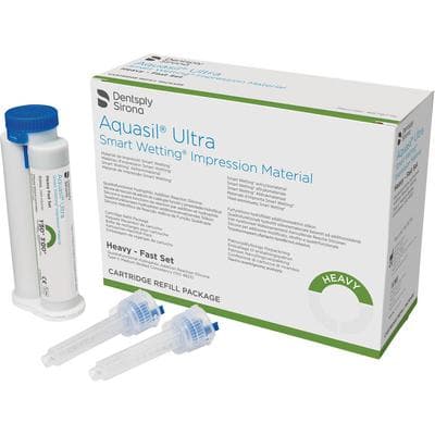 Aquasil Ultra Smart Wetting Heavy Body Fast Set Impression Material Refill Cartridge, 50 ml, Light Green, 4/Pk, 678776 thumbnail 15