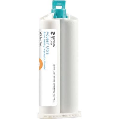 Aquasil Ultra Smart Wetting Impression Material, Xtra Light Body (XLV), Fast Set, 50 ml Cartridges, Mint/Orange, 4/Pk, 678770 thumbnail 11