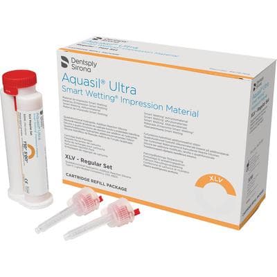 Aquasil Ultra Smart Wetting Impression Material, Xtra Light Body (XLV), Regular Set, 50 ml Cartridges, Mint, Orange, 4/Pk, 678768 thumbnail 15