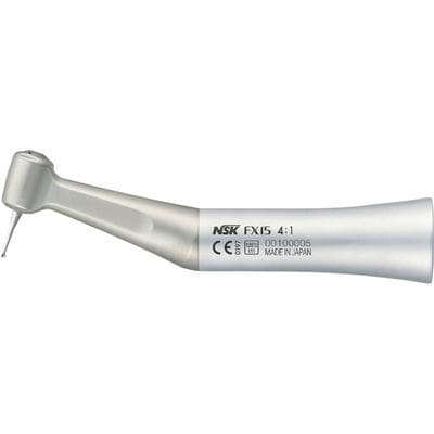 NSK FX15 Low-Speed Air Contra Angle Handpiece Attachment, 4:1 Reduction, Push-Button Chuck, Non-Optic, C1053002 thumbnail 4