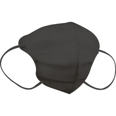 Cranberry 360™ 4-Ply Earloop Face Mask, ASTM Level 3, Black, Regular, 40/Box, Q2863K thumbnail 7