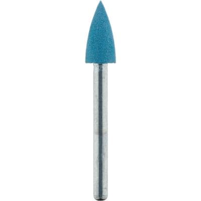 Meisinger Diamond Flexible Polishers for Porcelain and Ceramics, FG Flame, Blue/Orange, Medium, 9741M, 3.0 mm - Diamond Flexible Polishers for Porcelain and Ceramics, FG - Flame, Blue/Orange, Medium, 9741M, 03.0 mm Diameter - Image 1