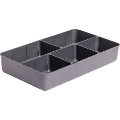 Zirc Dental Drawer Organizer, Gray, 11.5" x 6.6" x 2", with Dividers, 20Z210I thumbnail 6