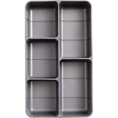 Zirc Dental Drawer Organizer, Gray, 11.5" x 6.6" x 2", with Dividers, 20Z210I thumbnail 7