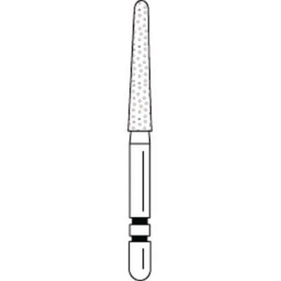 Two Striper Black Diamond Bur, Super Coarse, Round-End Taper, FG, #770.10SC, 5/Pk, 2015703 thumbnail 9