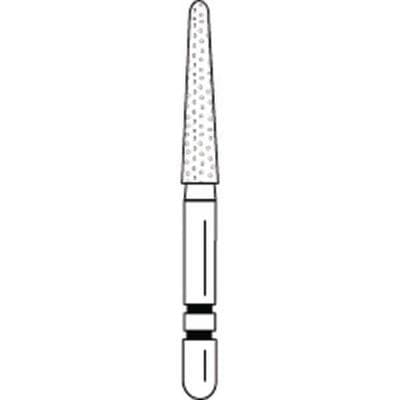 Two Striper Black Diamond Bur, Super Coarse, Round-End Taper, #767.9SC, 5/Pack, 2015705 thumbnail 8