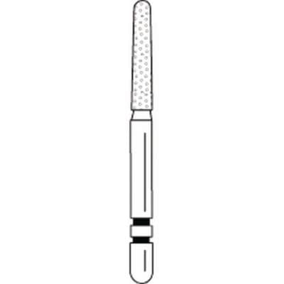 Two Striper Black Super Coarse Diamond Bur, Round-End Taper #782.8SC, Friction Grip, 5/Pk, 2015709 thumbnail 9